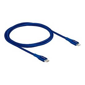 undefined, DeLOCK 85416 USB Kabel 1 m USB 2.0 USB A Lightning Blau, Delock USB-Kabel USB C - Lightning 1 m, Blau