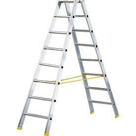 HACA, Doppelstufen-Stehleiter MEHRSI®, 8 Stufen, 12 kg, Doppelstufen-Stehleiter MEHRSI®, 8 Stufen, 12 kg