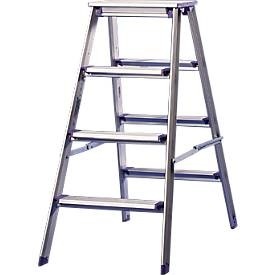 HACA, Doppelstufenleiter Lila-Serie, 4 Stufen, Doppelstufenleiter Lila-Serie, 4 Stufen