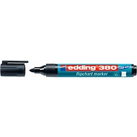 undefined, EDDING Flipchart Marker 380 1,5-3mm 380-1 schwarz, Edding 380, Flipchart Marker, 1,5-3mm, schwarz, 380-001