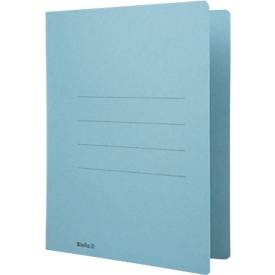 Biella, Biella Einlagemappe A4 3 Rillen, BIELLA Einlagemappe 25040005U A4 Karton blau