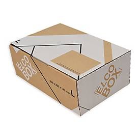 Elco, ELCO Versandtasche L 28834.25 braun/weiss 395x250x140mm, ELCO Versandtasche L 28834.25 braun/weiss 395x250x140mm