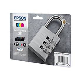 Epson, Epson 35 Multipack - 4er-Pack - Schwarz, Gelb, Cyan, Magenta - Original - Tintenpatrone, Epson 35 Multipack - 4er-Pack - Schwarz, Gelb, Cyan, Magenta - Original - Tintenpatrone