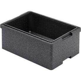 undefined, EPP-Isolierbox für Isolierbehälter, 28 l, EPP-Isolierbox für Isolierbehälter, 28 l, mit Griffleiste, stapelbar, L 560 x B 360 x H 230 mm, schwarz
