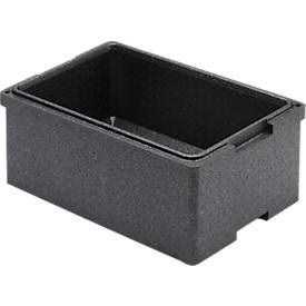 undefined, EPP-Isolierbox für Isolierbehälter, 28 l, EPP-Isolierbox für Isolierbehälter, 28 l, mit Griffleiste, stapelbar, L 560 x B 360 x H 230 mm, schwarz