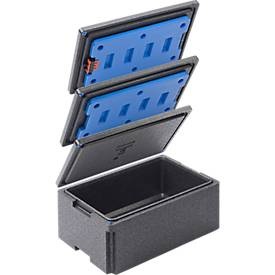 undefined, EPP-Isolierdeckel, für Isolierbox 28 l, EPP-Isolierdeckel, für Isolierbox 28 l, lebensmittelecht, stapelbar, schwarz