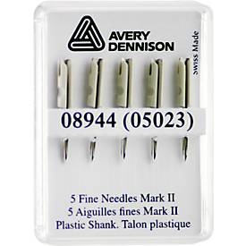 Avery Dennison, Ersatznadeln, für Etikettierpistole Economy, fein, 5 Stück, Ersatznadeln, für Etikettierpistole Economy, fein, 5 Stück