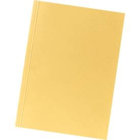 Falken, FALKEN Aktendeckel, DIN A4, Karton, gelb, Falken Aktendeckel DIN A4 Gelb Manila 250 g/m²