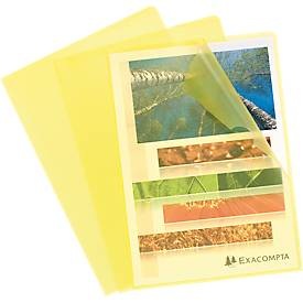 Exacompta, Exacompta Sichthülle A4, 100 Stück, Gelb, Exacompta Sichthülle, DIN A4, genarbt, 100 Stück, gelb
