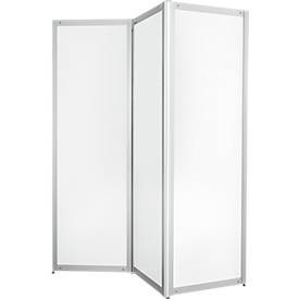 undefined, Falt-Stellwand, Metall weiß, magnethaftend, Falt-Stellwand, Metall weiß, magnethaftend