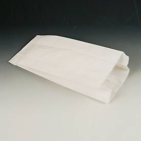PAPSTAR, Faltenbeutel Papstar, Papier & gefädelte Cellulose, weiss, Füllinhalt 1,5 kg, 280 x 130 x 70 mm, 1000 Stück, Faltenbeutel Papstar, Papier & gefädelte Cellulose, weiss, Füllinhalt 1,5 kg, 280 x 130 x 70 mm, 1000 Stück