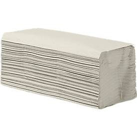 undefined, Falthandtücher, 1-lagig, Zick-Zack-Falzung, naturweiß, 5000 Blatt, Tork® Falthandtücher 66329, 1-lagig, Zick-Zack-Falzung, 20 Pack á 250 Blatt (5000 Tücher), natur