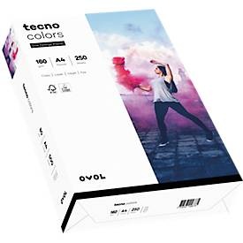 tecno, Tecno Weiß A4 160 gsm Papier 250 Stück, tecno DIN A4 Papier Weiß 160 g/m² 250 Blatt