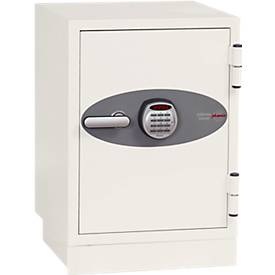 undefined, Feuerschutzschrank DS 2002, B 470 x T 470 H 600 mm, Elektronikschloss, Phoenix Datenschutztresor DS2002E Weiss 470 x 470 x 600 mm