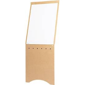 Rocada, Flipchart Rocada RD-60 ECO, recycelbar, integrierter Griff, B 650 x H 950 mm, braun, Rocada Flipchart RD-60 ECO (B x H) 1780 mm x 430 mm Braun R606077