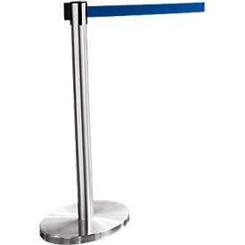 Guidesystems, Gurtpfosten nirosta, Gurt blau, Gurtpfosten nirosta, Gurt blau