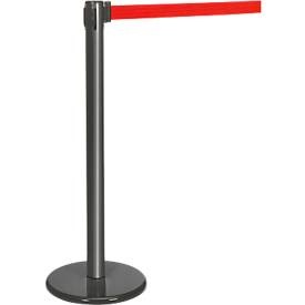Guidesystems, Gurtpfosten anthrazit, Gurt rot, Gurtpfosten anthrazit, Gurt rot