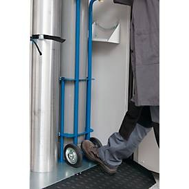 asecos, Gasflaschenwagen für asecos Druckgasflaschenschränke, Stahl, B 320 x T 335 x H 1290 mm, 1x50-L-Flasche, Gasflaschenwagen asecos, für Druckgasflaschenschränke, Stahl, B 320 x T 335 x H 1290 mm, 1x50-L-Flasche