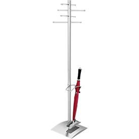 Kerkmann, Garderobe Ästhet, Kerkmann Garderobenständer 8 Haken Silber