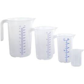 Hünersdorff, Huenersdorff Messkannen-Set, 4-tlg.,Polypropylen transparent, offener Griff