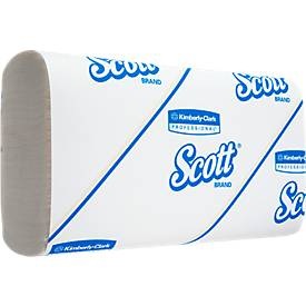 Scott, Scott Falthandtücher Slimfold 1-lagig Weiß 16 Stück à 110 Blatt, Scott SLIMFOLD Falthandtücher Z-falz Weiss 1-lagig 5856 16 Stück à 110 Blatt