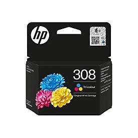 Hp, HP 308 color Tintenpatrone, HP Druckerpatronen Farben 7FP2OUE mehrfarbig