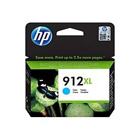 HP Supplies, HP 912 XL Tinte cyan, HP 912XL Original Tintenpatrone 3YL81AE Cyan