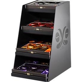 L'OR, Kaffeepad-Display L'OR, bis zu 200 Kaffeepads, 410 x 290 x 470 mm, 