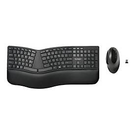 Kensington, Pro Fit Ergo-Tastatur und -Maus, Desktop-Set, 