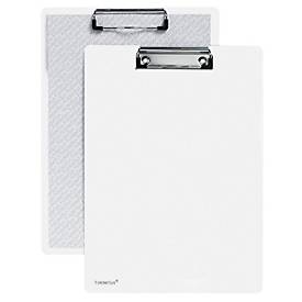 FolderSys, Klemmbrett A4, Klemme mit schützenden Kunststoffecken, PP, weiss, Klemmbrett A4, Klemme mit schützenden Kunststoffecken, PP, weiss