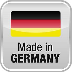 undefined, Klappkasten-System Gehäuse-HxBxT 77 x 600 x 62 mm 9 Kästen, blau, Mehrkammer-Kleinteilelager MultiStore, Größe 9, B 600 x T 51 x H 77 mm, Volumen 0,9 l, stapelbar, Polystyrol, weiß/transp.