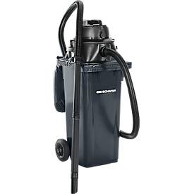 SSI Schäfer, Komplettset Nass-Trockensauger, mit Werkzeugsteckdose, inkl. Großmülltonne für 120 l, anthrazit, Komplettset Nass-Trockensauger, mit Werkzeugsteckdose, inkl. Grossmülltonne für 120 l, 1 Patronenfilter & 1 Vliesfilter, anthrazit