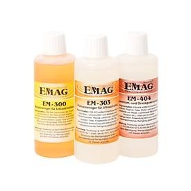 EMAG, Komplettset Ultraschallreiniger Konzentrate EMAG Werkstatt, 3 x jeweils 100 ml, für Werkstätten, Komplettset Ultraschallreiniger Konzentrate EMAG Werkstatt, 3 x jeweils 100 ml, für Werkstätten