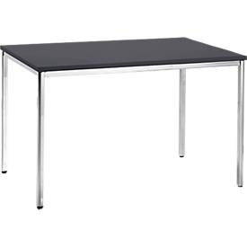 undefined, Konferenztisch, 1200 x 800 mm, schwarz, Konferenztisch, 1200 x 800 mm, schwarz