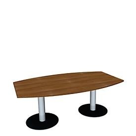 undefined, Konferenztisch, B 2000 mm, Nussbaum, Konferenztisch, B 2000 mm, Nussbaum