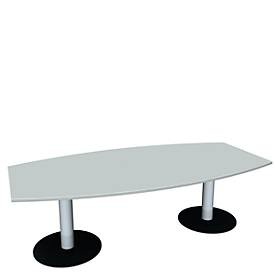 undefined, Konferenztisch, B 2400 mm, lichtgrau, Konferenztisch, B 2400 mm, lichtgrau