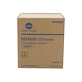 undefined, Konica Minolta TNP-22Y, KONICA MINOLTA Tonerkassette gelb 6.000 seiten passend für: Bizhub C 35;Bizhub C 35 P