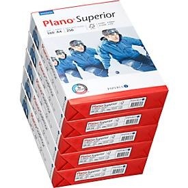 undefined, Kopierpapier Papyrus Plano® Superior, DIN A4, 160 g/m², hochweiss, 1 Karton = 5 x 250 Blatt, Kopierpapier Papyrus Plano® Superior, DIN A4, 160 g/m², hochweiss, 1 Karton = 5 x 250 Blatt