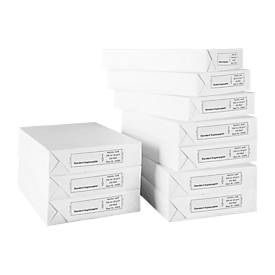 Schäfer Shop, Kopierpapier Standard, DIN A4, 80 g/m², weiß, 1 Karton = 10 x 500 Blatt, Kopierpapier Standard, DIN A4, 80 g/m², weiß, 1 Karton = 10 x 500 Blatt