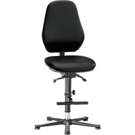 bimos, Labordrehstuhl LEANOS 9136, Kunstleder, schwarz, Labordrehstuhl LEANOS 9136, Kunstleder, schwarz