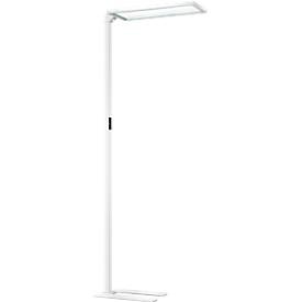 undefined, LED Stehlampe NUBO plus, dimmbar, für Bildschirmarbeitsplatz, direkt/indirekt leuchtend, 4000 K, weiß, LED Stehlampe NUBO plus, dimmbar, für Bildschirmarbeitsplatz, direkt/indirekt leuchtend, 4000 K, weiß