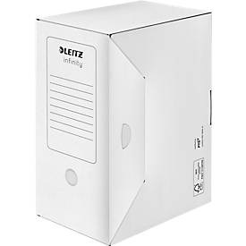 undefined, Leitz 60920000 Archivbox u. Archivorganisation, Leitz Archivschachtel Infinity, weiss, 330mm x 150mm x 255mm, 6092-00-00