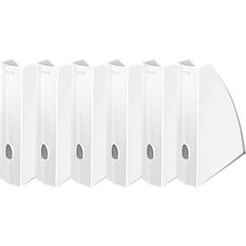 Leitz, LEITZ® Stehsammler WOW 5277, Breite 75 mm,weiss, 6 Stück, LEITZ® Stehsammler WOW 5277, Breite 75 mm,weiss, 6 Stück