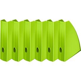 Leitz, LEITZ® Stehsammler WOW 5277, Breite 75 mm,grün, 6 Stück, LEITZ® Stehsammler WOW 5277, Breite 75 mm,grün, 6 Stück