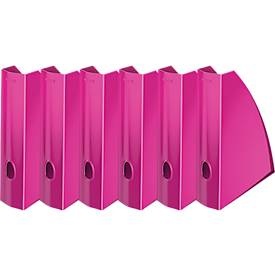 Leitz, LEITZ® Stehsammler WOW 5277, Breite 75 mm,pink, 6 Stück, LEITZ® Stehsammler WOW 5277, Breite 75 mm,pink, 6 Stück