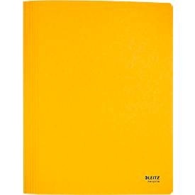 Leitz, Leitz Schnellhefter Recycle A4 Gelb, Leitz® Schnellhefter Recycle, Format A4, bis zu 250 Blatt, Heftmechanik, 100 % recycelbar, Blauer Engel, Recyclingkarton, gelb