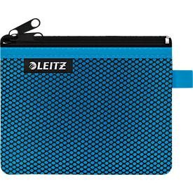 Leitz, Leitz WOW Traveller Zip-Beutel, durchsichtiges Netzfach & blickdichtes Fach, Grösse S, grün, Leitz WOW Traveller Zip-Beutel, durchsichtiges Netzfach & blickdichtes Fach, Grösse S, grün