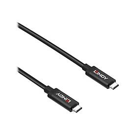 LINDY 43348 USB Kabel 3 m USB 3.2 Gen 2 (3.1 Gen 2) USB C Schwarz