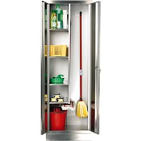 Reinsch, Putzmittelschrank aus Edelstahl, 800 mm breit