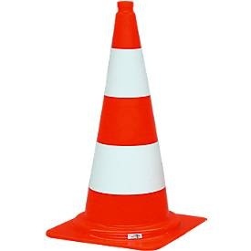 undefined, PVC-Leitkegel, reflektierend, H 750 mm, PVC-Leitkegel, reflektierend, H 750 mm